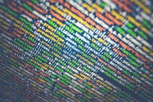 構造化されたウェブサイトのコードが表示された画面